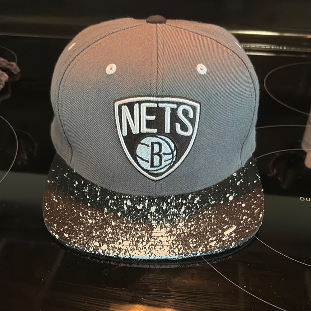 Mitchell & Ness Brooklyn Nets Splatter Hat